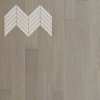 Инженерная доска Lab Arte Елка Chevron Французская Дуб Селект Concrete лак 600/490х110х14/3/45°