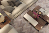 Пробковый пол Corkstyle Print Cork Chevron Brown клеевой