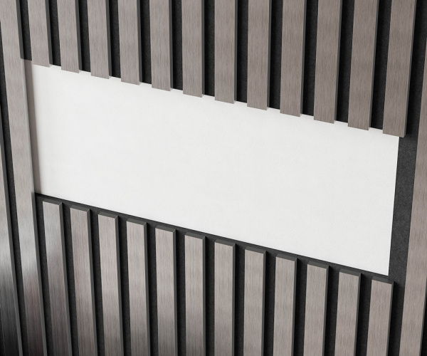 Комплект акустических панелей Cosca Decor Эмираты Хром матовый, 600x300x19мм