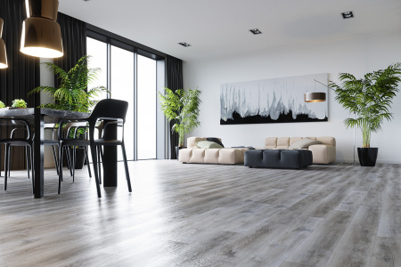 SPC ламинат Fargo Comfort Дуб Рустик Серый 366-1В
