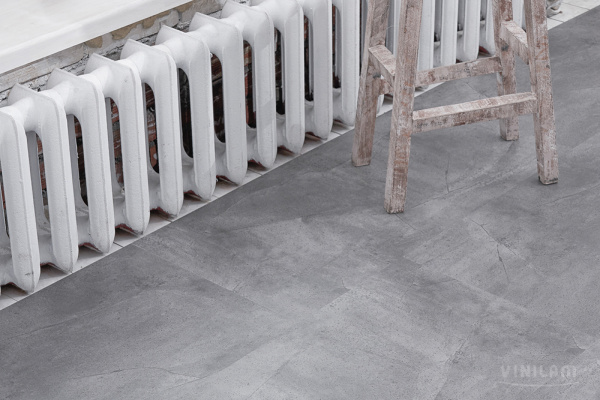 SPC ламинат Vinilam Ceramo Stone 6 мм Серый Бетон 61602
