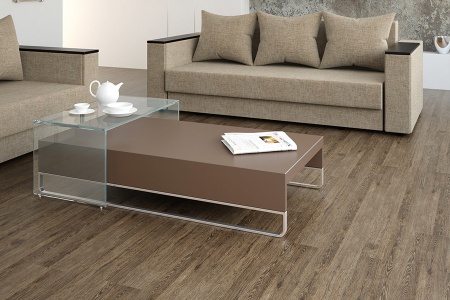 Пробковый пол Corkstyle Print Cork Wood Oak Brushed клеевой